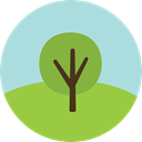 gardening, ecology, yard, Botanical, Tree, nature, garden YellowGreen icon