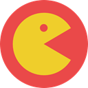Game, play, gaming, pacman, playing, leisure, videogame Tomato icon