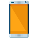 touch screen, mobile phone, Iphone, cellphone, smartphone, technology, electronics, Communications DarkOrange icon