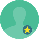 Social, Favorite, user, profile, Avatar CadetBlue icon