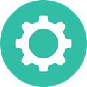 Gear, settings, configuration, ui, cogwheel, Tools And Utensils LightSeaGreen icon