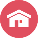 buildings, property, real estate, Home, house, Construction IndianRed icon