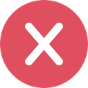 Close, cancel, Error, prohibition, signs, Shapes And Symbols, cross, forbidden, interface IndianRed icon