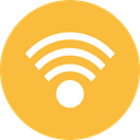 internet, Wifi, wireless, interface, Multimedia, Computer, Connection, ui, technology, signs SandyBrown icon
