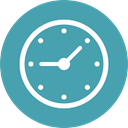 Clock, time, watch, tool, square, Tools And Utensils, Time And Date CadetBlue icon