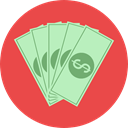 Notes, Business, Money, Cash, Currency, Business And Finance Tomato icon
