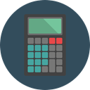 tool, calculator, Business, calculate, buttons, finances, Business And Finance DarkSlateGray icon