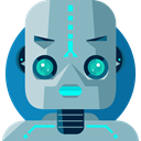 robot, technology, electronics, robotics, Science Fiction, Futurist DarkGray icon
