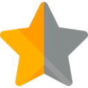 star, Favorite, Favourite, rate, rating, shapes, signs, Shapes And Symbols Orange icon