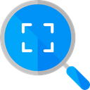search, magnifying glass, zoom, detective, ui, Loupe, Tools And Utensils DodgerBlue icon