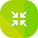 Arrows, Orientation, interface, Direction, minimize, Multimedia Option YellowGreen icon