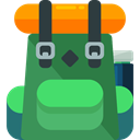 travel, Backpack, luggage, baggage, Bags SeaGreen icon