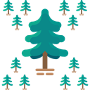 Tree, nature, garden, Forest, Pine, yard, Botanical DarkCyan icon