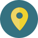 interface, pin, placeholder, signs, map pointer, Map Location, Map Point, Maps And Location SeaGreen icon