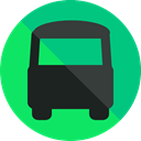 transportation, transport, vehicle, Bus, school bus, Automobile, Public transport SpringGreen icon