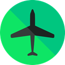 Airport, transportation, Plane, transport, flight, Aeroplane, airplane SpringGreen icon