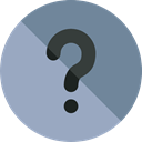 Info, button, help, question, question mark, Information, round, interface, Signaling DarkGray icon
