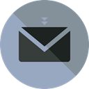 Email, envelope, Multimedia, Message, mail, interface, mails, envelopes, Communications DarkGray icon