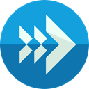 Multimedia, Arrows, reply, Reload, reply all, Orientation, interface, Direction, Multimedia Option DodgerBlue icon