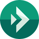 Direction, Multimedia Option, Reload, reply all, Orientation, interface, Multimedia, Arrows, reply DarkCyan icon