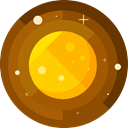 planet, science, education, Astronomy, solar system SaddleBrown icon