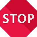 stop, circulation, signs, traffic sign, stopping, Signaling Crimson icon
