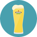 Bar, Alcohol, food, glass, beer, pub, Pint, Alcoholic Drink, Food And Restaurant CadetBlue icon