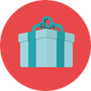 Birthday And Party, birthday, gift, present, surprise, Christmas Presents Tomato icon