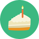 Bakery, baker, Cake Slice, Food And Restaurant, Birthday And Party, cake, food, Dessert, sweet, slice MediumSeaGreen icon