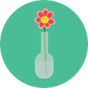 Flower, nature, petals, blossom, Botanical CadetBlue icon
