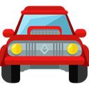 Automobile, Car, transportation, transport, vehicle Firebrick icon