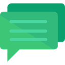 Communication, speech bubble, Conversation, Communications, Multimedia, Chat MediumSeaGreen icon