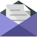 Email, interface, mails, envelopes, Communications, envelope, Multimedia, Message, mail SlateGray icon