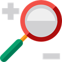 miscellaneous, detective, Loupe, Tools And Utensils, search, magnifying glass, zoom LightGray icon