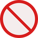forbidden, prohibition, Not Allowed, Signaling Linen icon