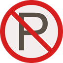 prohibition, Not Allowed, Signaling, forbidden, Parking Linen icon
