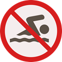 forbidden, swimming, prohibition, Not Allowed, Signaling Linen icon