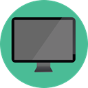 Tv, Computer, monitor, screen, television, technology, electronics CadetBlue icon