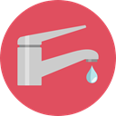 tap, water, Faucet, Droplet, Furniture And Household IndianRed icon