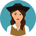 user, Avatar, pirate, traditional, Culture, Cultures CadetBlue icon