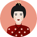 woman, Avatar, japanese, traditional, Culture, Cultures, user DarkSalmon icon