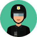 user, Avatar, job, profession, Occupation, security, police CadetBlue icon