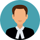 user, Avatar, job, law, judge, justice, profession, Occupation, Professions And Jobs CadetBlue icon