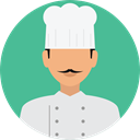 user, profile, Avatar, job, Chef, profession, Professions And Jobs CadetBlue icon