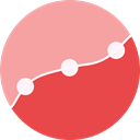 graph, Business, graphic, up arrow, Line Chart, Business And Finance Tomato icon