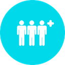 group, people, person, team, men, teamwork, Humanpictos DarkTurquoise icon