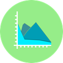 graphical, Profits, Seo And Web, statistics, marketing, finances, growth, Business, Stats, Diagram LightGreen icon