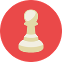 chess, strategy, gaming, sport, pawn, Sports And Competition Tomato icon