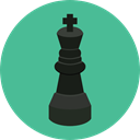 king, Chess Piece, Sports And Competition, chess, strategy, sport CadetBlue icon