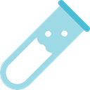 science, education, Chemistry, chemical, Test Tube LightBlue icon